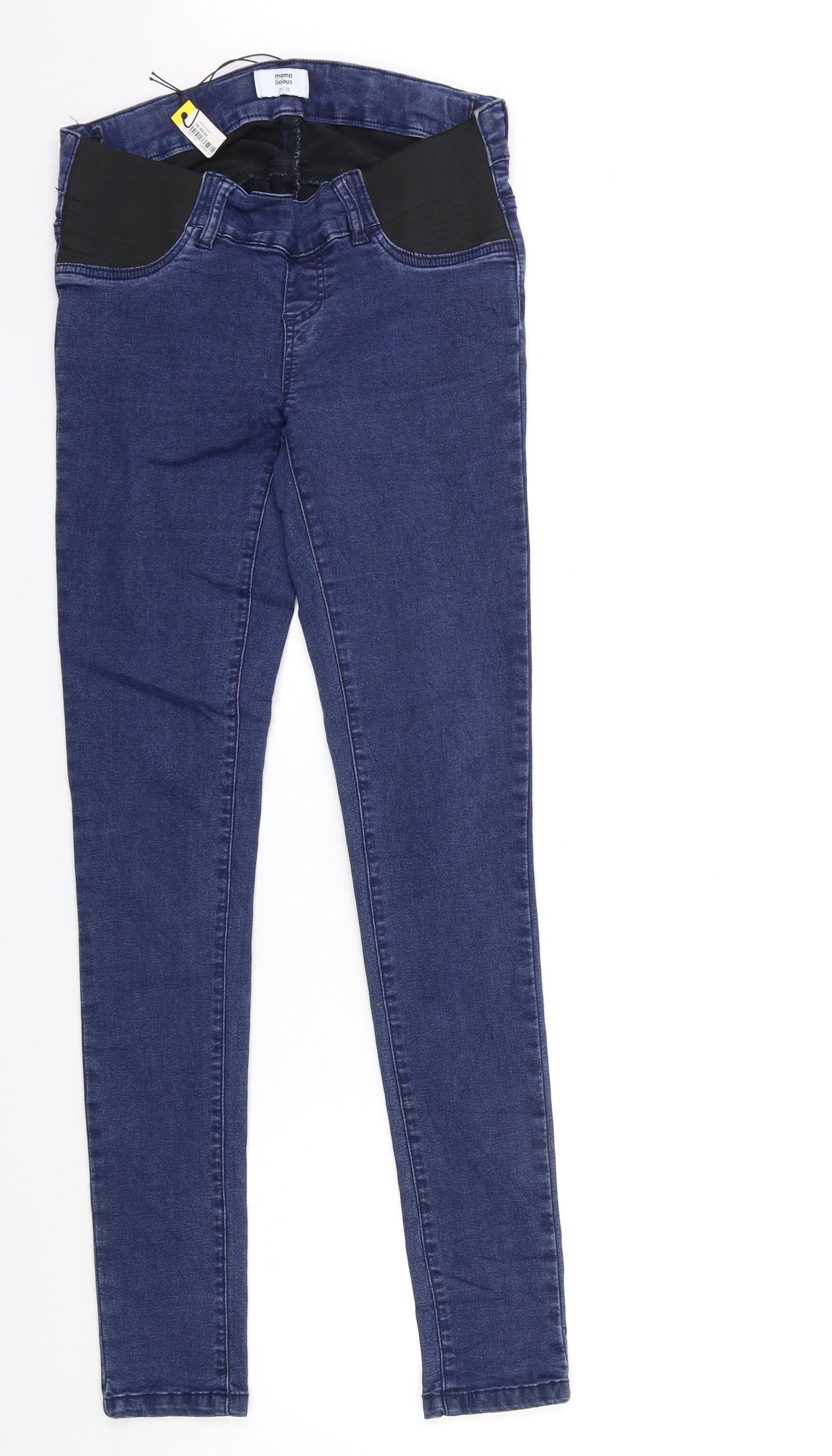 Mama-licious Womens Blue  Denim Skinny Jeans Size 29 in L32 in
