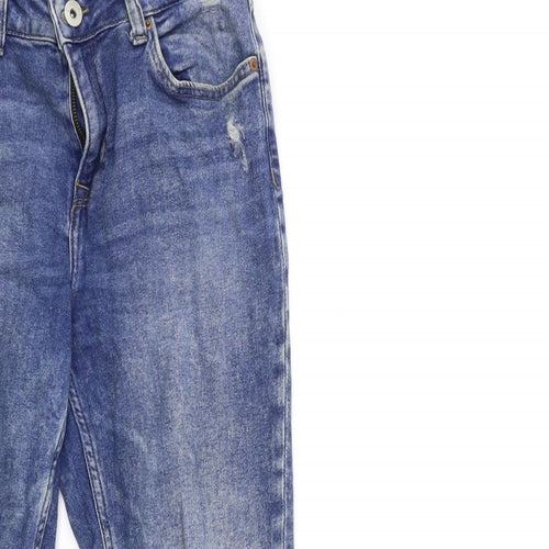 H&M Womens Blue  Denim Skinny Jeans Size 8 L28 in