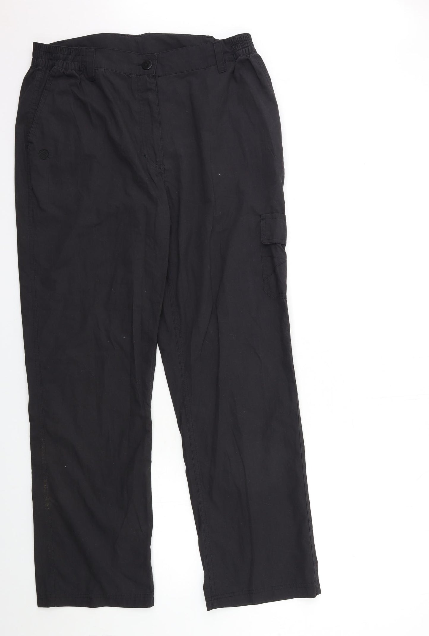 Gelert Womens Black   Cargo Trousers Size 14 L31 in