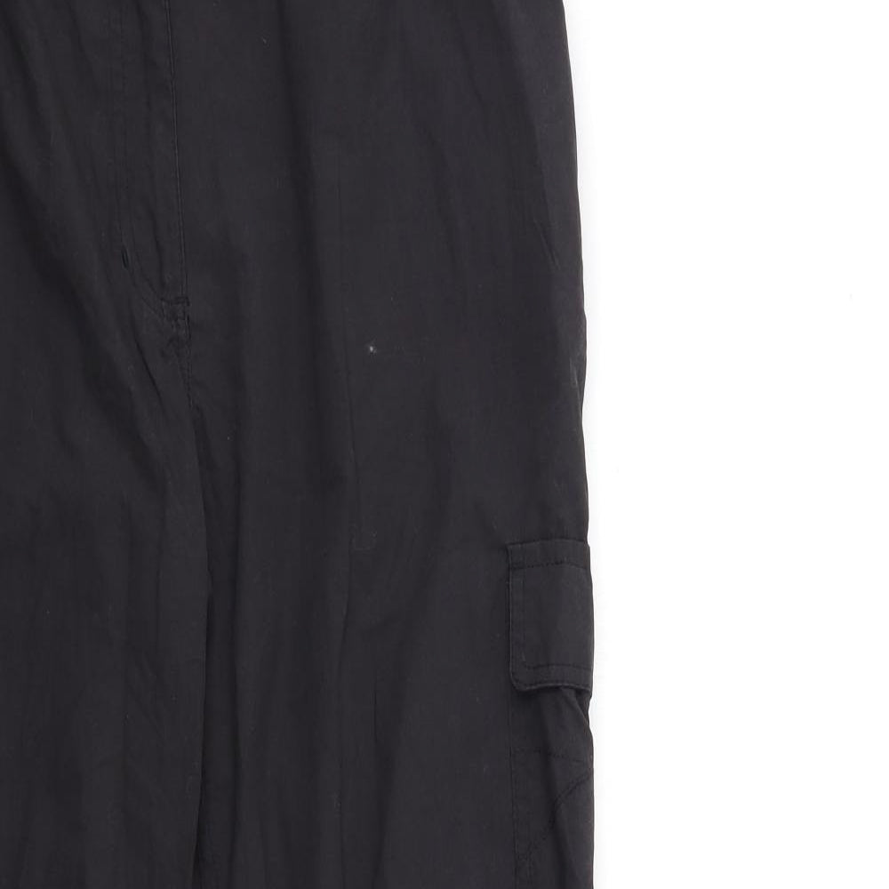 Gelert Womens Black   Cargo Trousers Size 14 L31 in