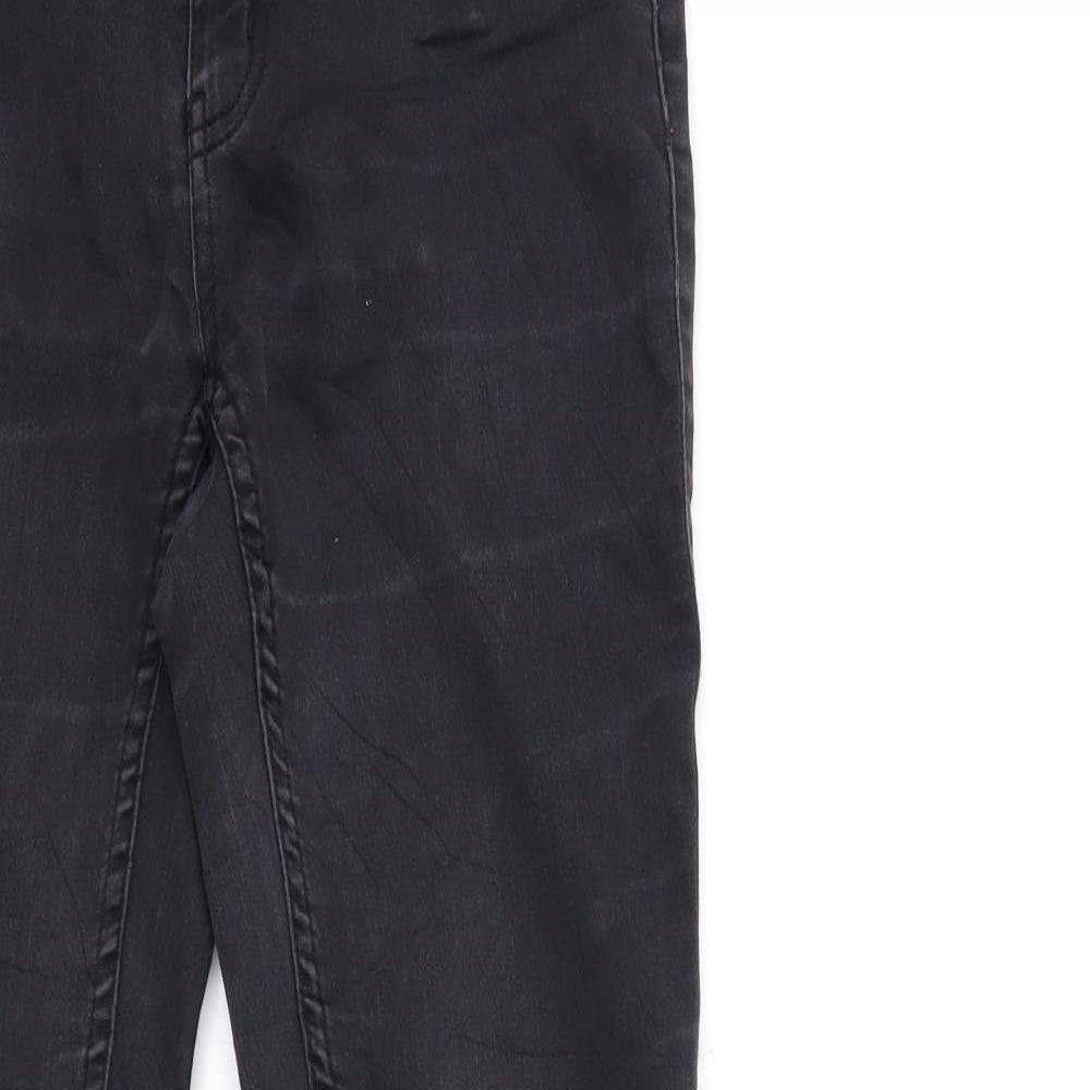 Pieces Womens Black  Denim Skinny Jeans Size M L32 in