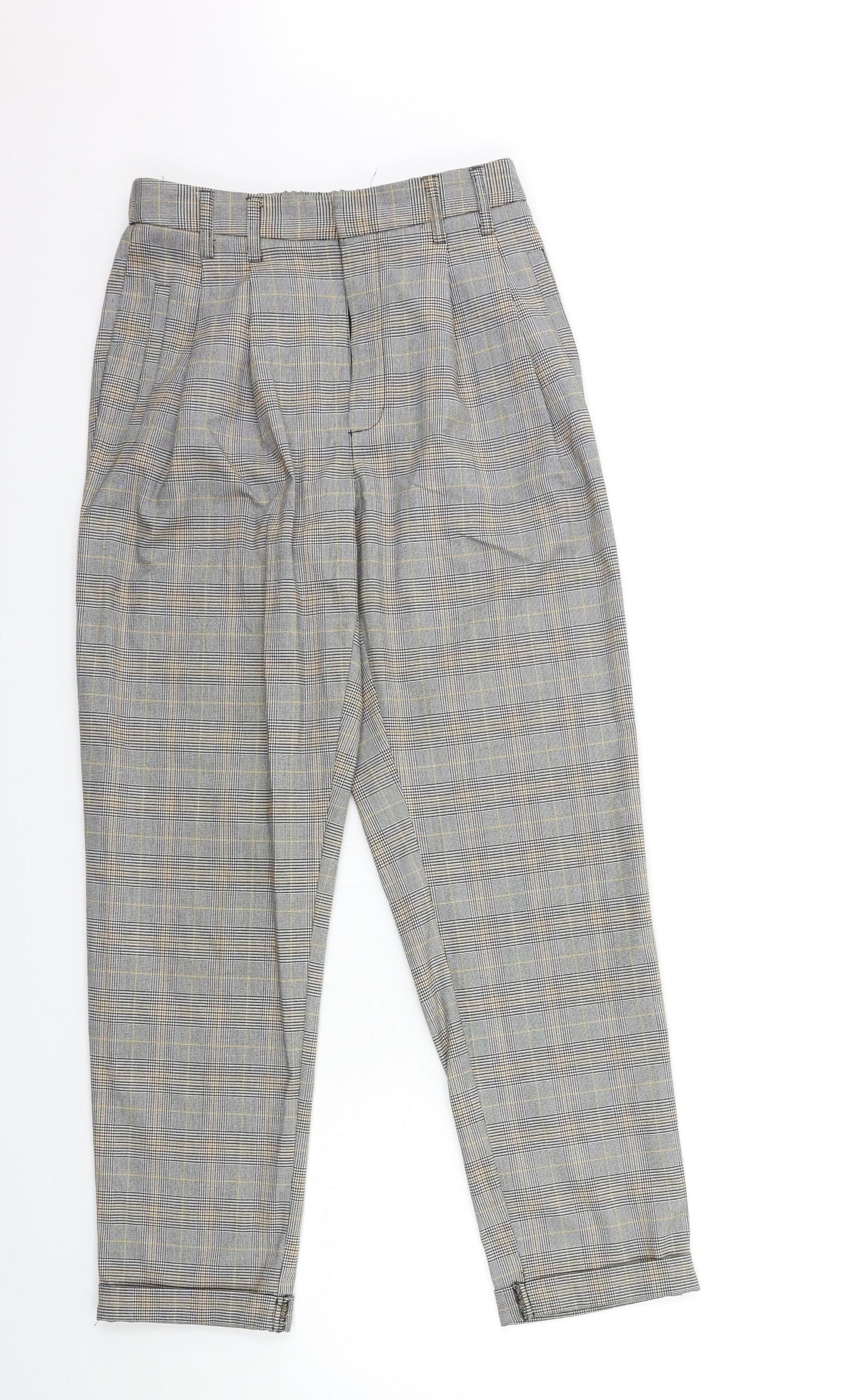 light before dark Womens Grey Check  Trousers  Size XS L27 in