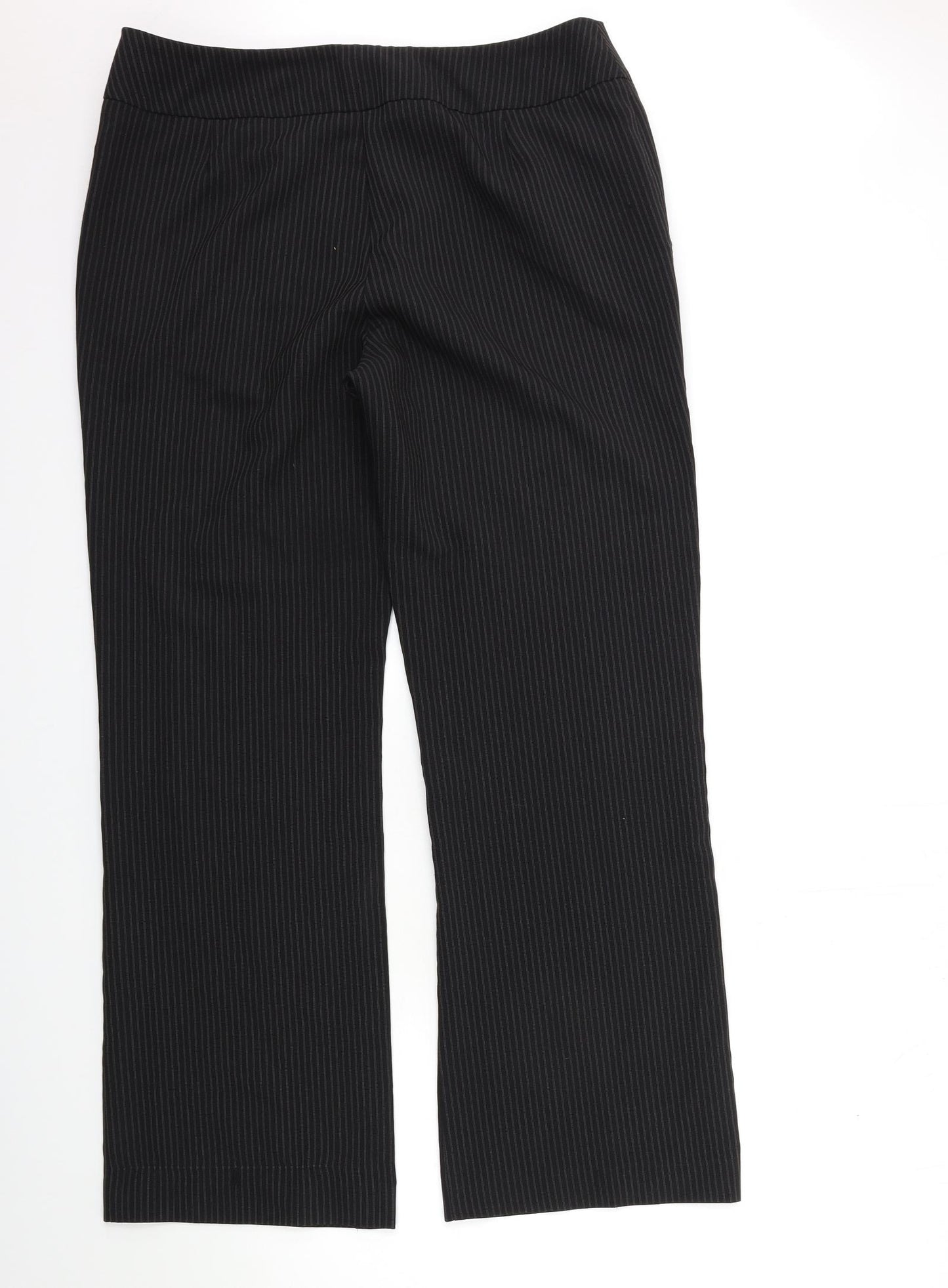 Papaya Womens Black   Trousers  Size 16 L31 in