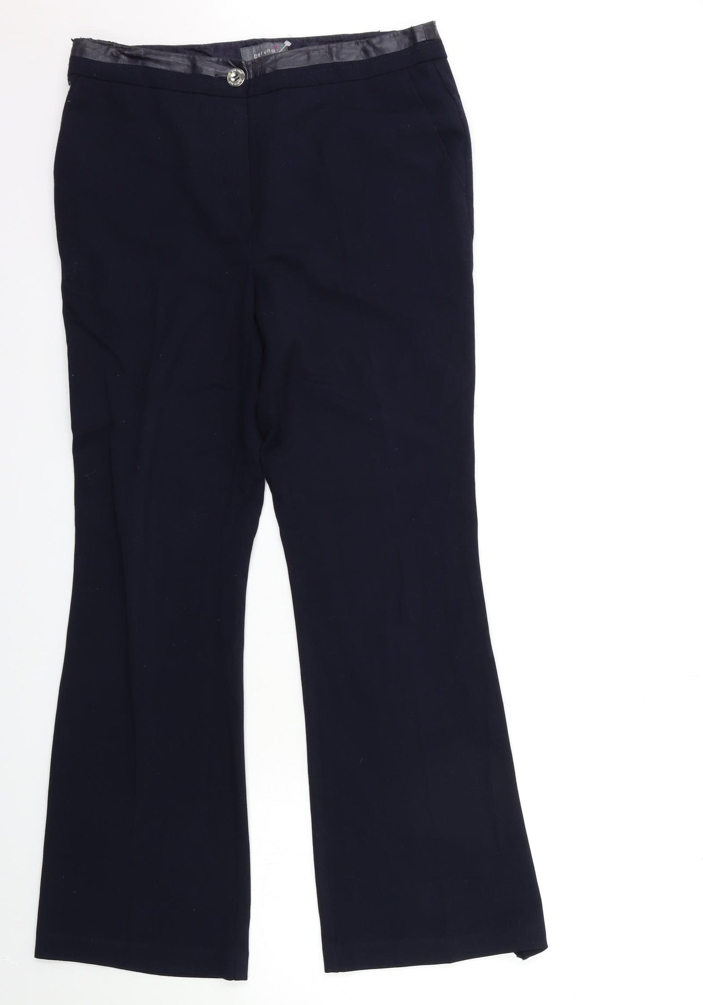 Per Una Womens Blue   Trousers  Size 12 L30 in