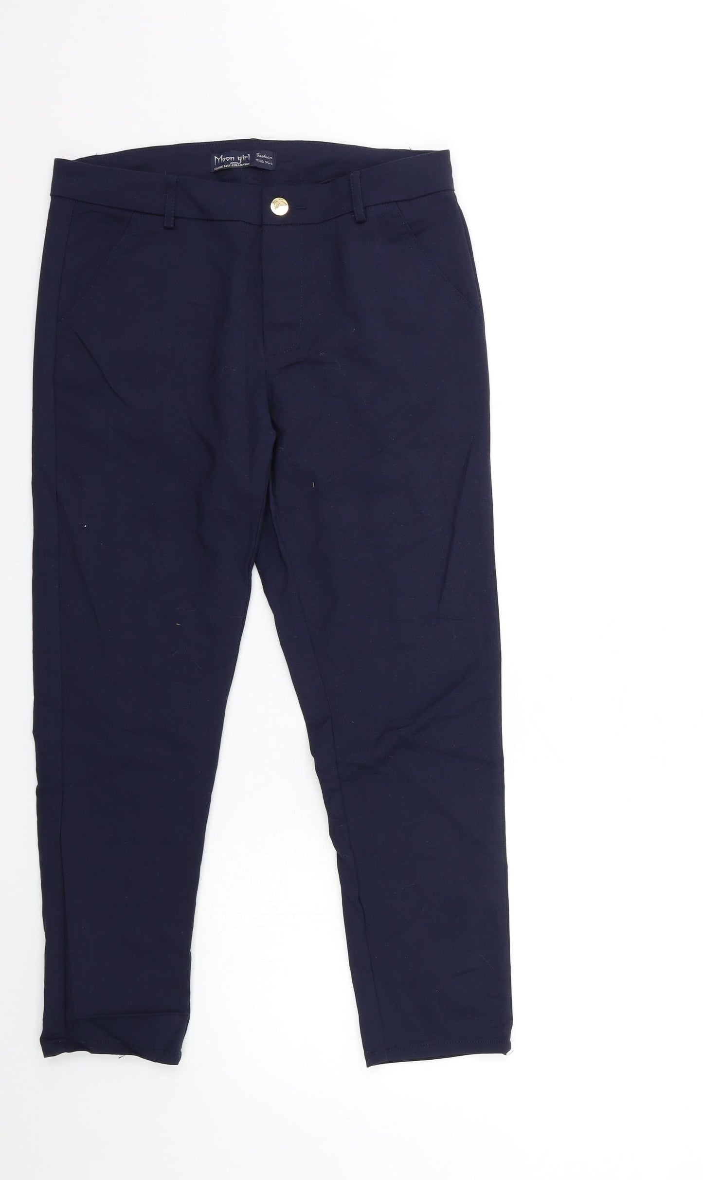 Moon Girl Womens Blue   Trousers  Size 31 in L26 in