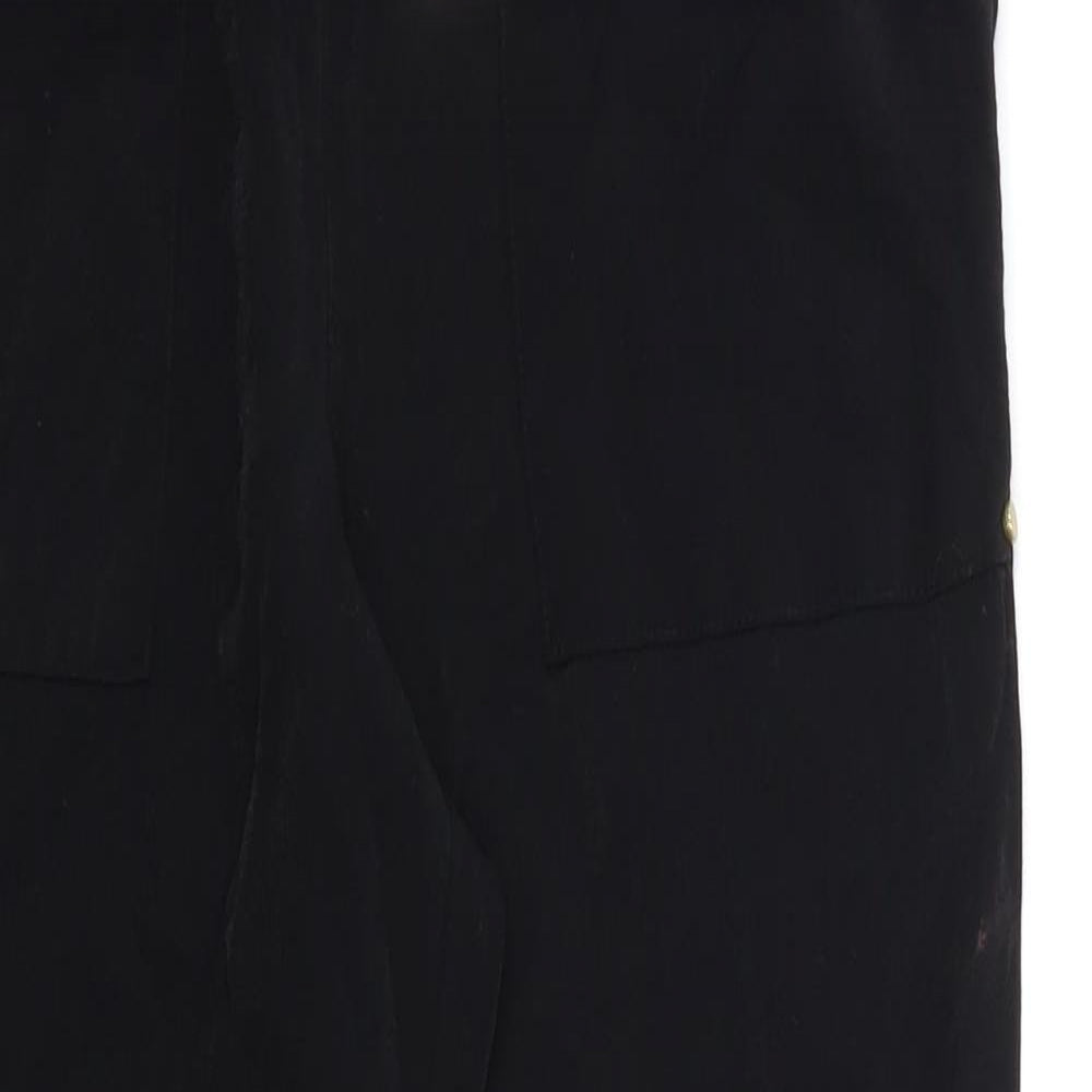 Julien Macdonald Womens Black   Cargo Trousers Size 8 L26 in