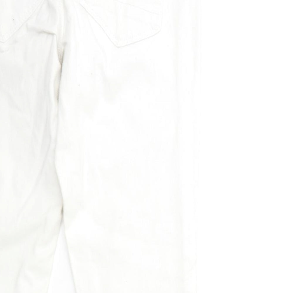 Only Womens White  Denim Skinny Jeans Size 28 in L32 in