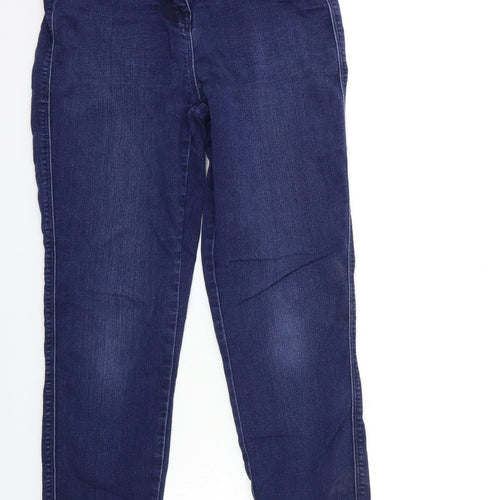 NEXT Womens Blue  Denim Skinny Jeans Size 8 L20 in