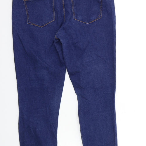 Denim & Co. Womens Blue  Denim Skinny Jeans Size 10 L25 in