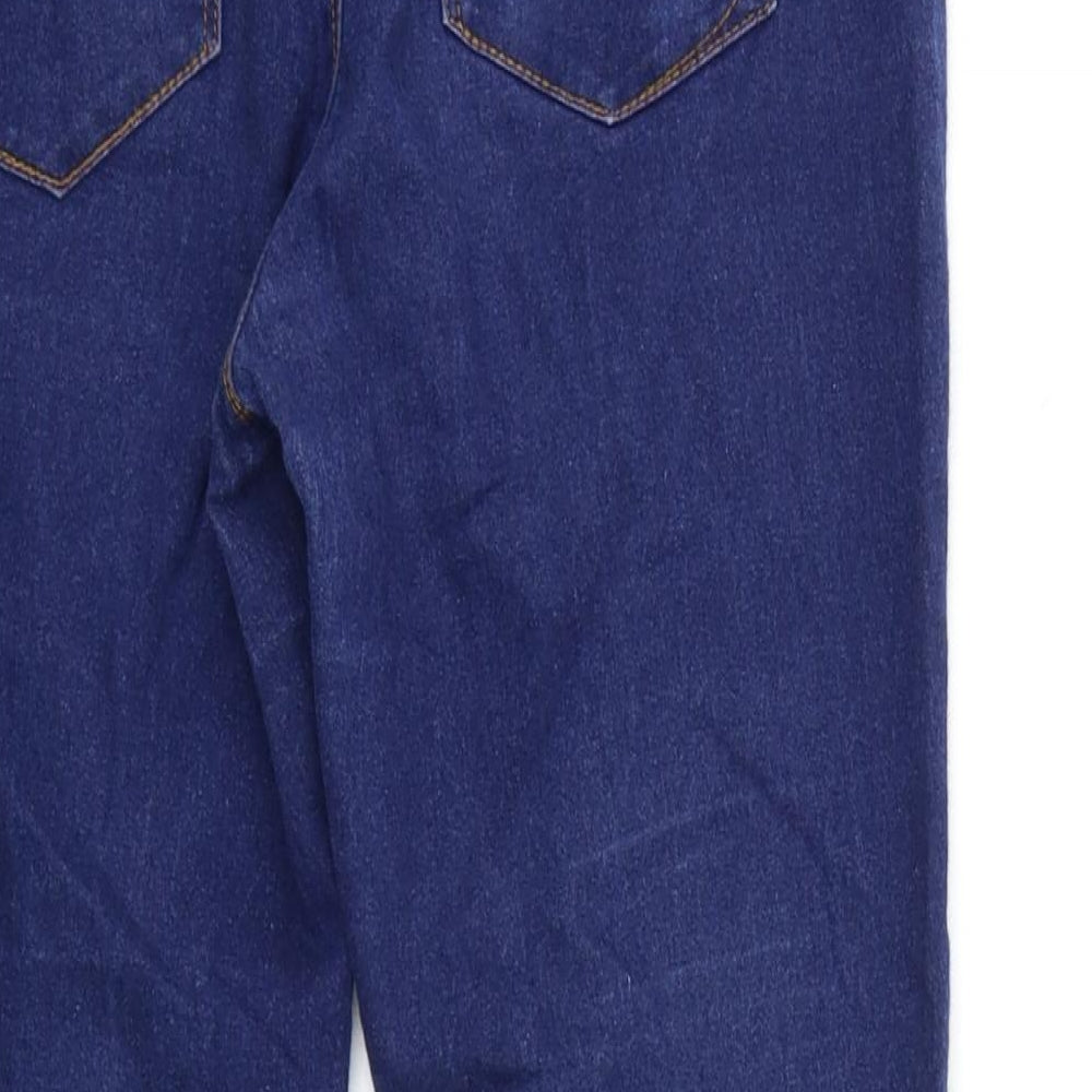 Denim & Co. Womens Blue  Denim Skinny Jeans Size 10 L25 in