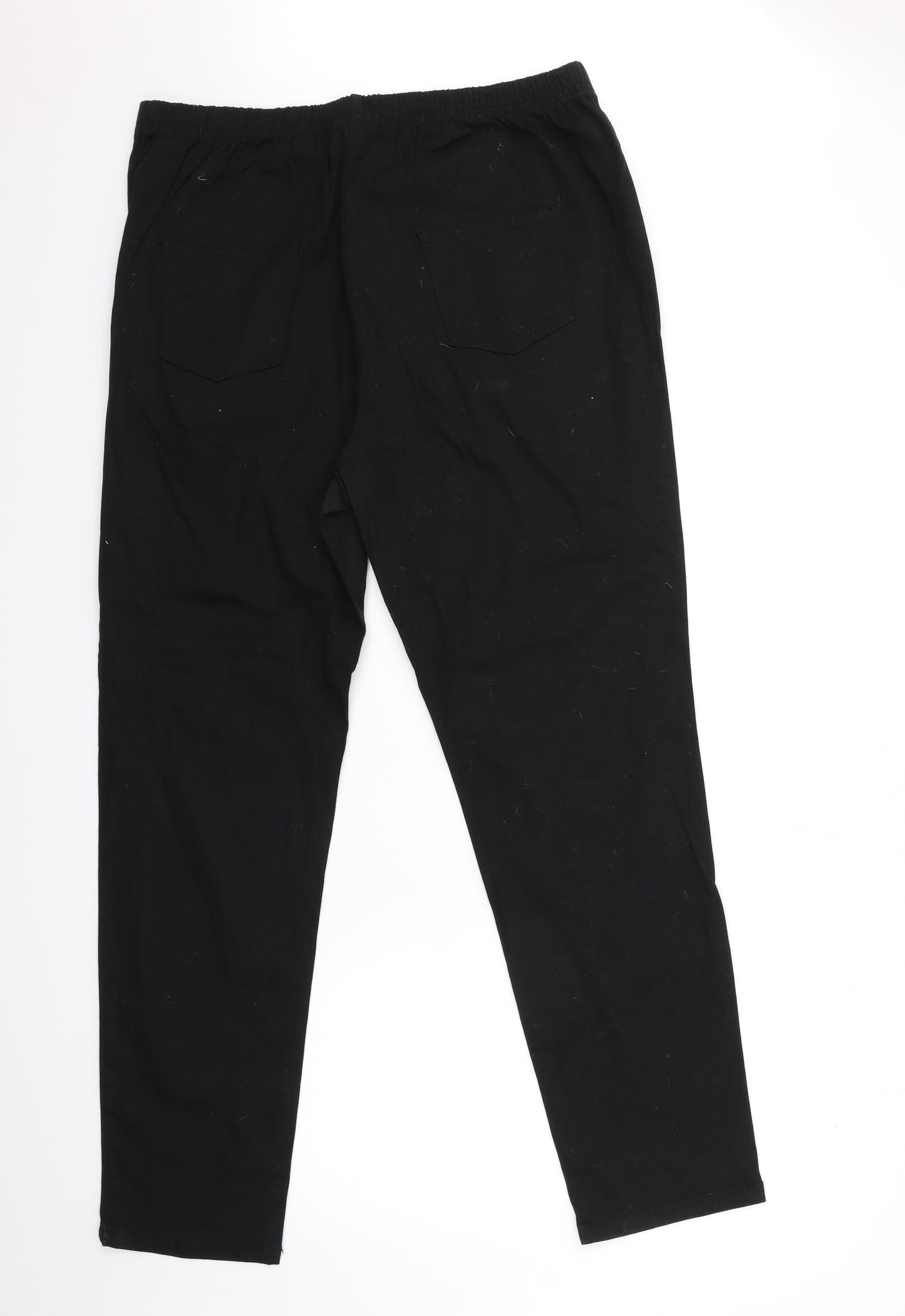 Simply Be Womens Black  Denim Jegging Jeans Size 22 L31 in