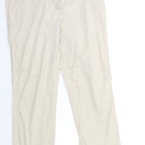 Preworn Womens Beige   Chino Trousers Size 36 in L30 in