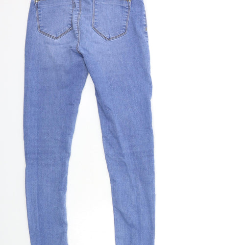 Dorothy Perkins Womens Blue  Denim Skinny Jeans Size 8 L26 in