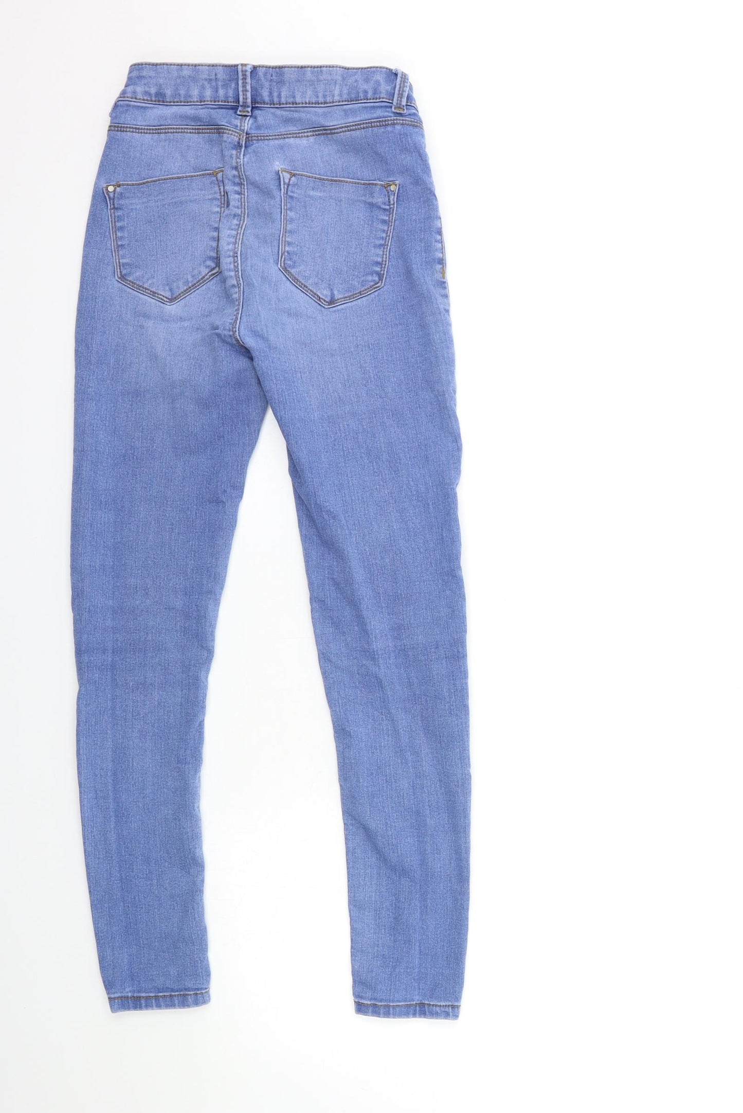 Dorothy Perkins Womens Blue  Denim Skinny Jeans Size 8 L26 in