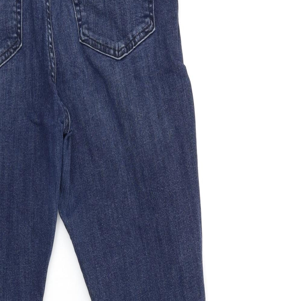 Topshop Womens Blue  Denim Skinny Jeans Size 32 in L30 in