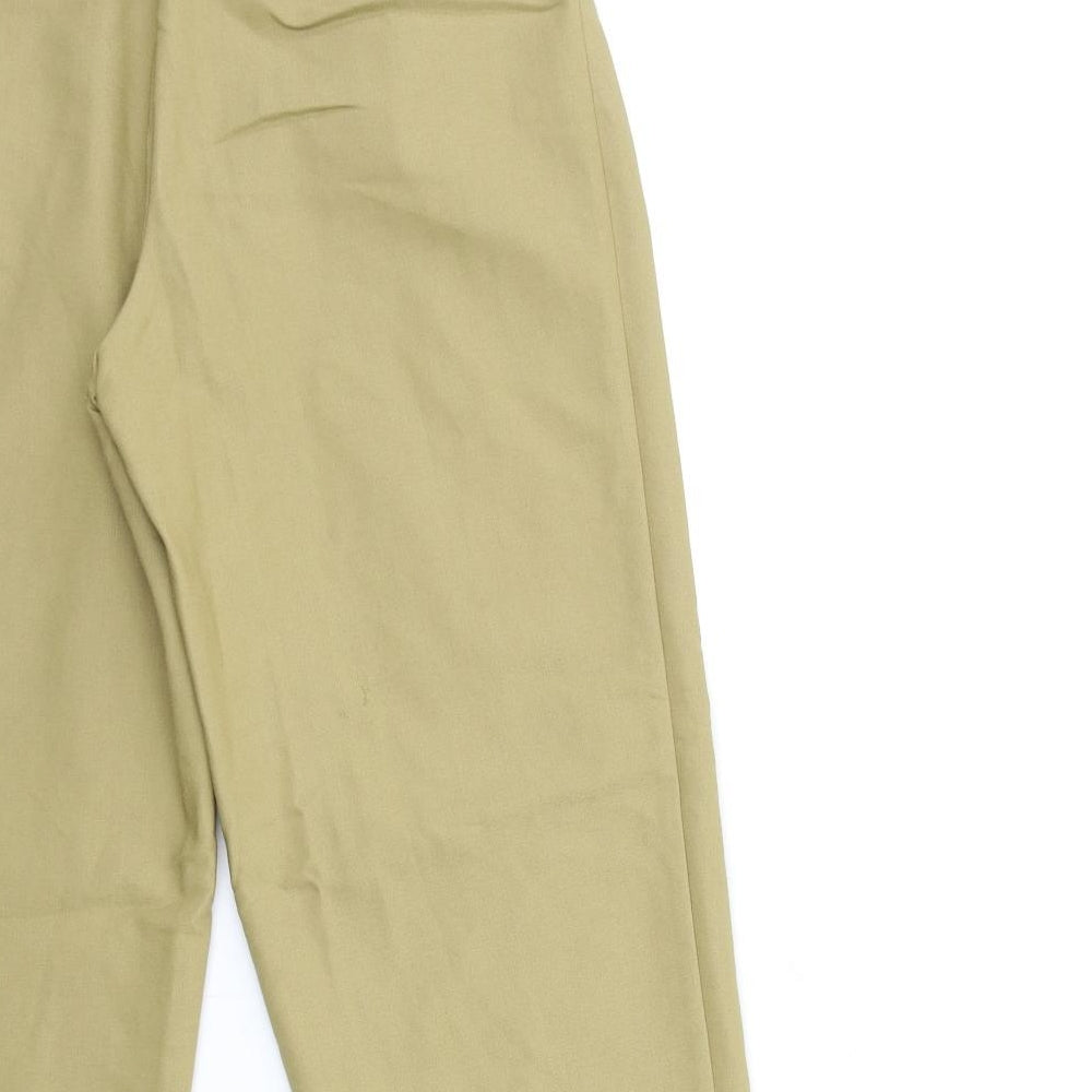 Topshop Womens Beige   Trousers  Size 6 L25 in