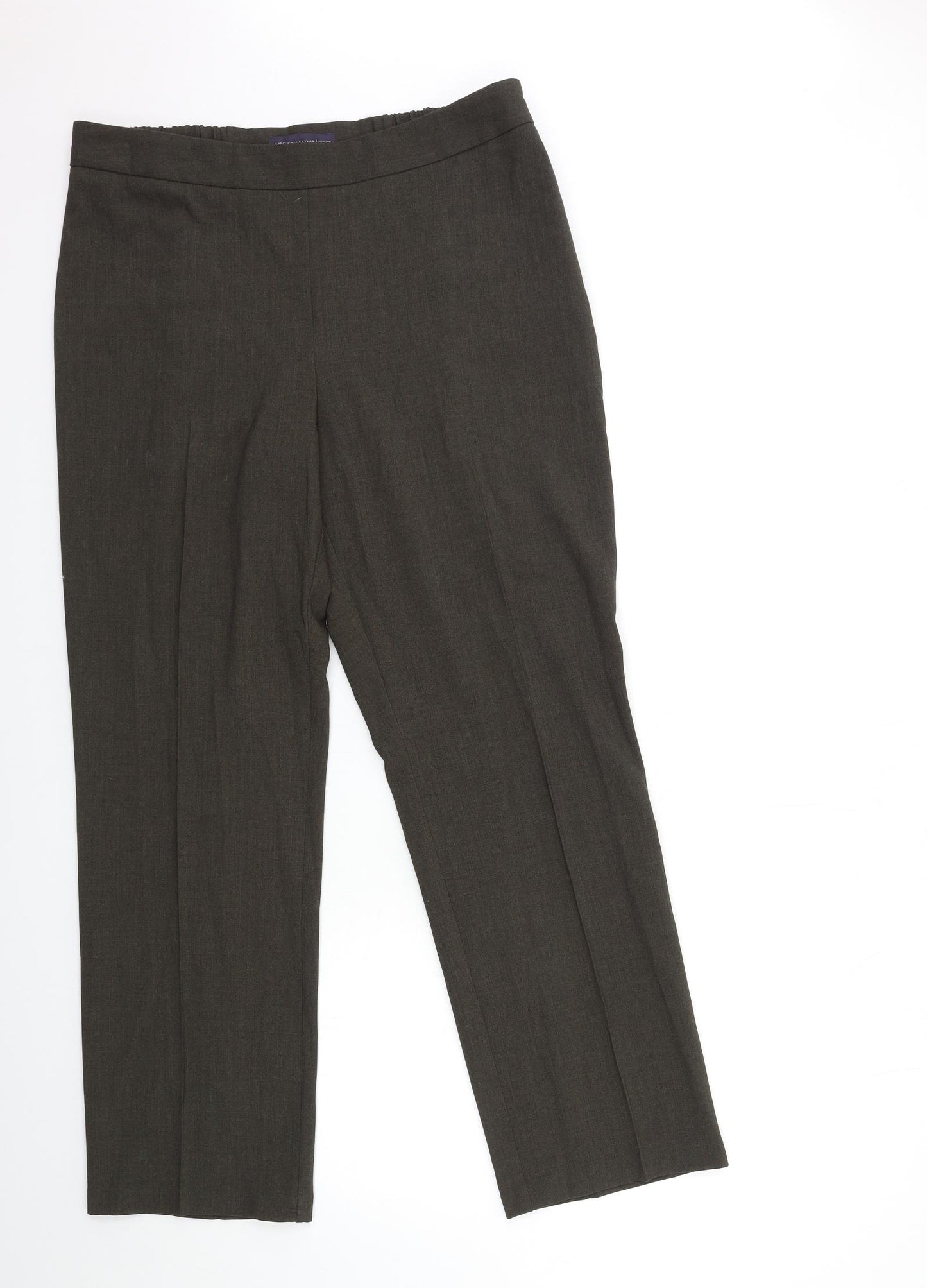 Marks and Spencer Womens Green   Trousers  Size 14 L29 in