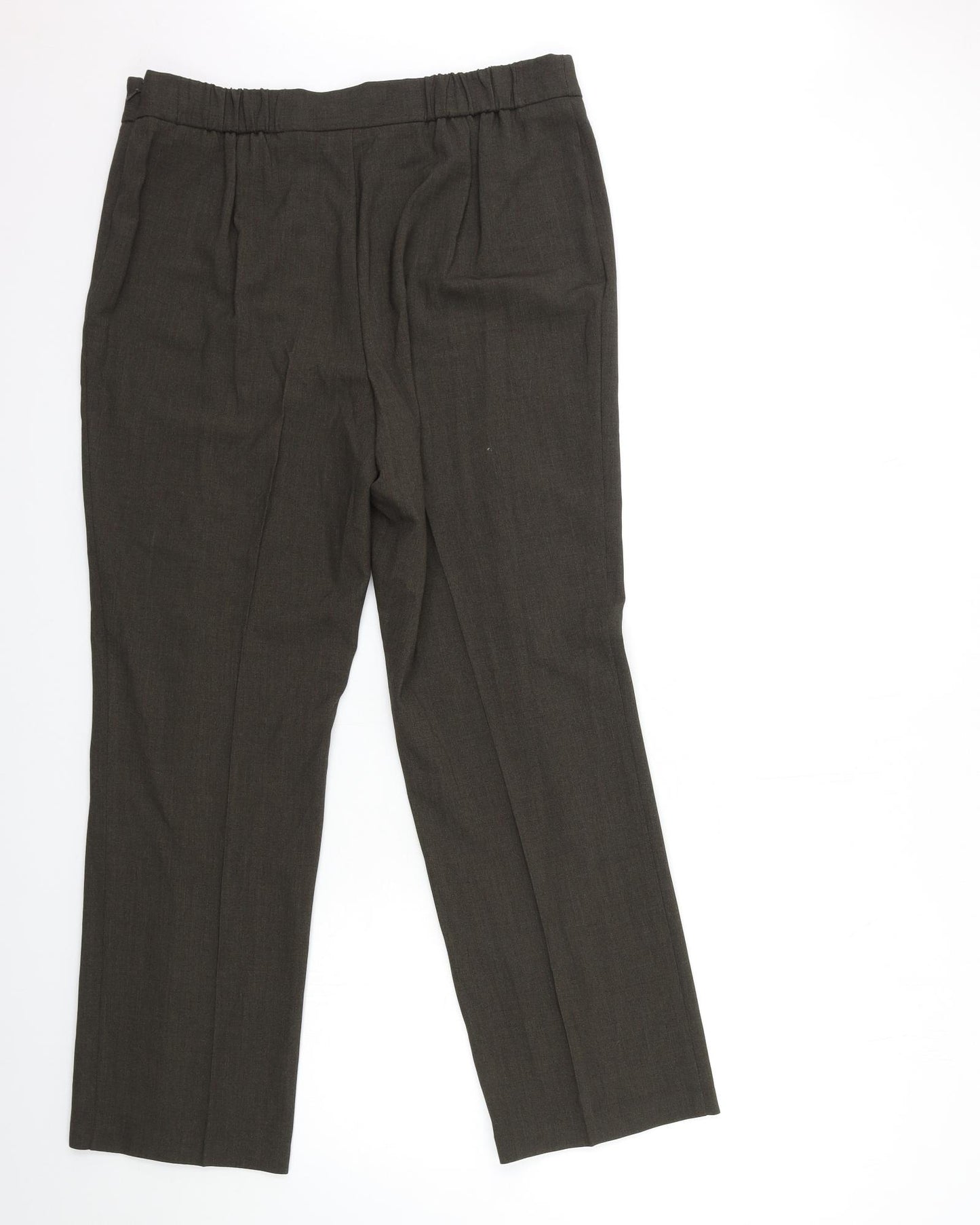 Marks and Spencer Womens Green   Trousers  Size 14 L29 in