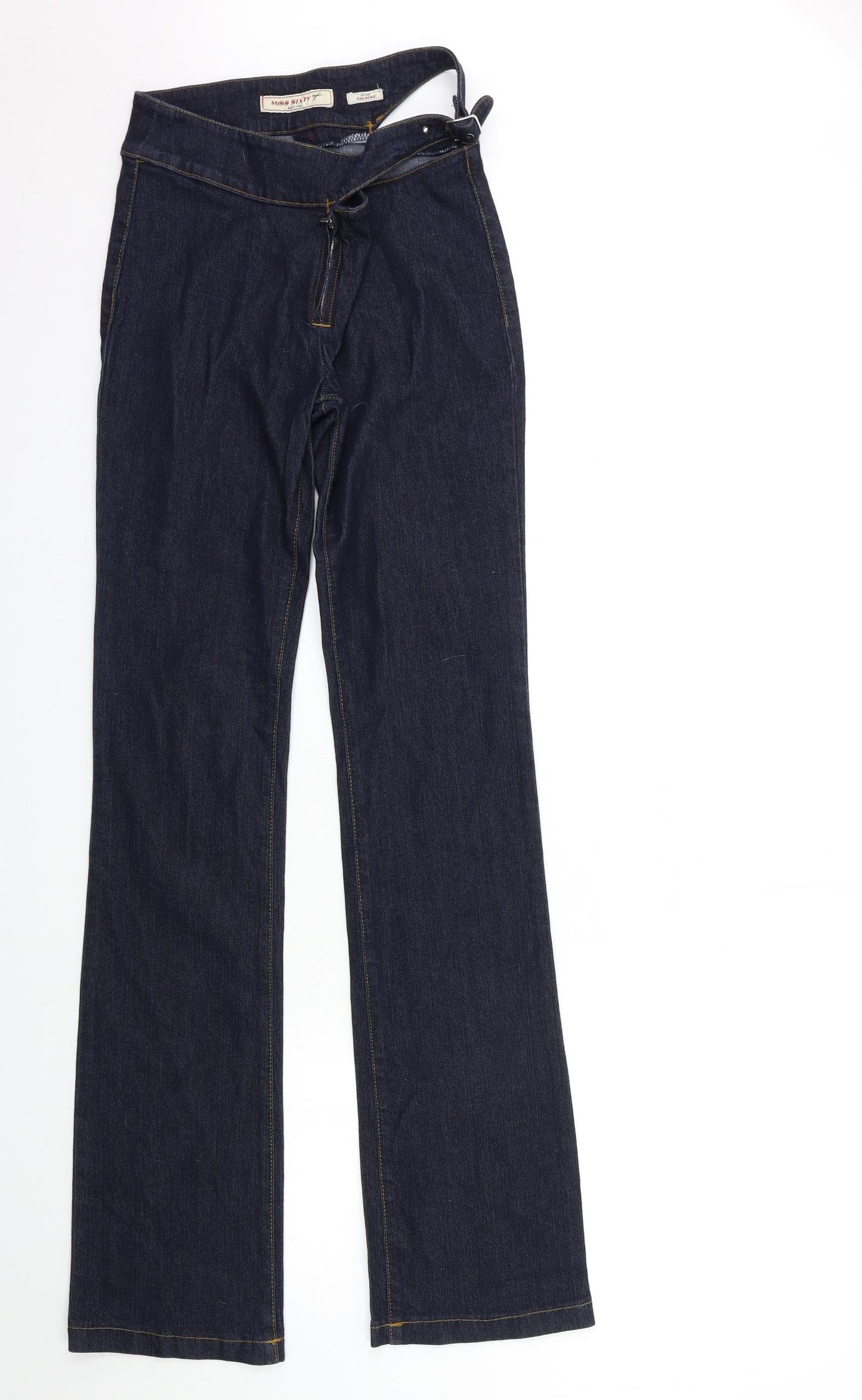 Miss Sixty Womens Blue  Denim Straight Jeans Size 26 in L33 in