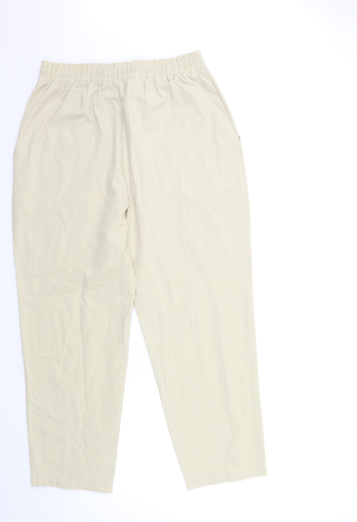 CASA DELLA Womens Beige   Trousers  Size M L26 in