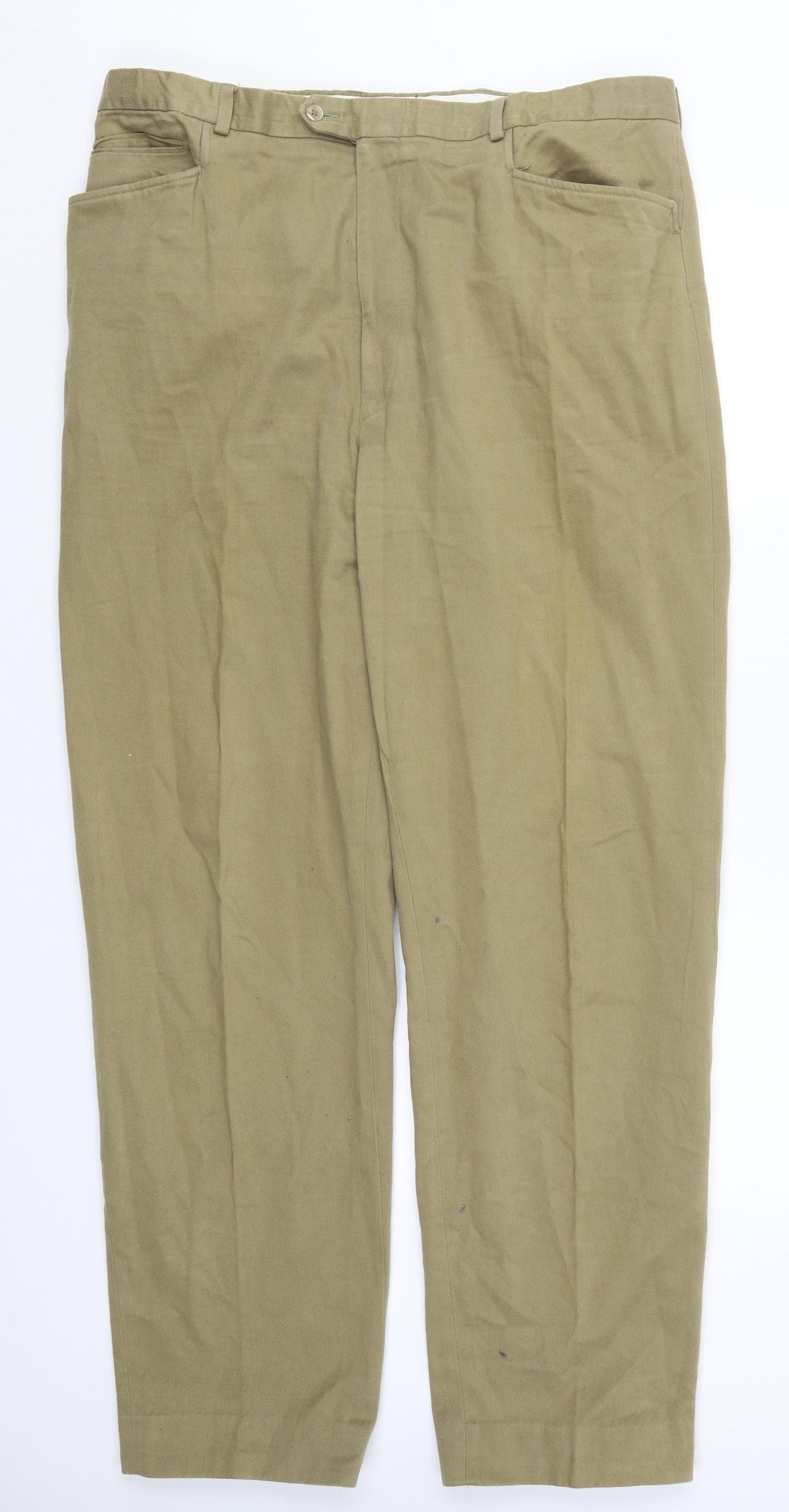 Marks and Spencer Mens Beige   Trousers  Size 38 L32 in