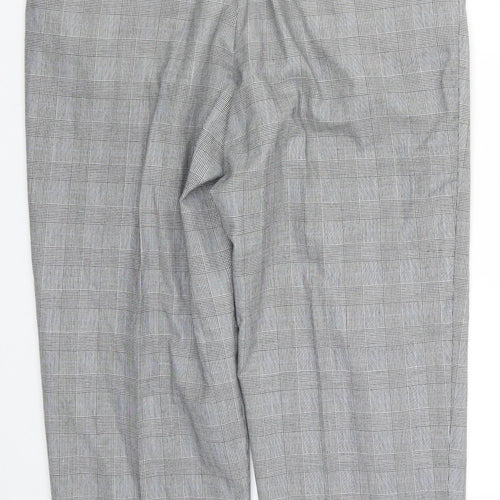 JRB Mens Grey Check  Trousers  Size 37 L28 in