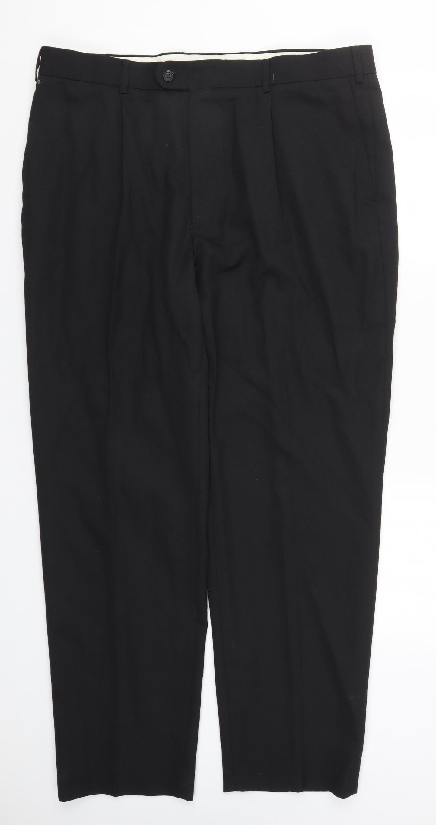 Preworn Mens Black   Trousers  Size 40 L30 in