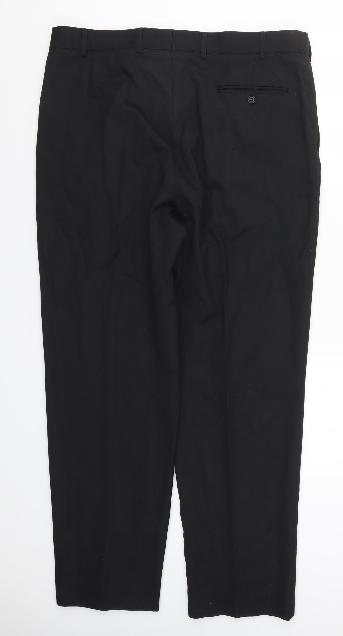 Preworn Mens Black   Trousers  Size 40 L30 in