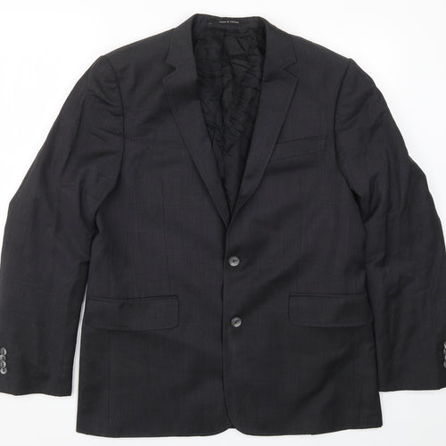Tiger Mens Grey   Jacket Suit Jacket Size 38