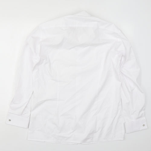 Heritage Mens White    Dress Shirt Size 16