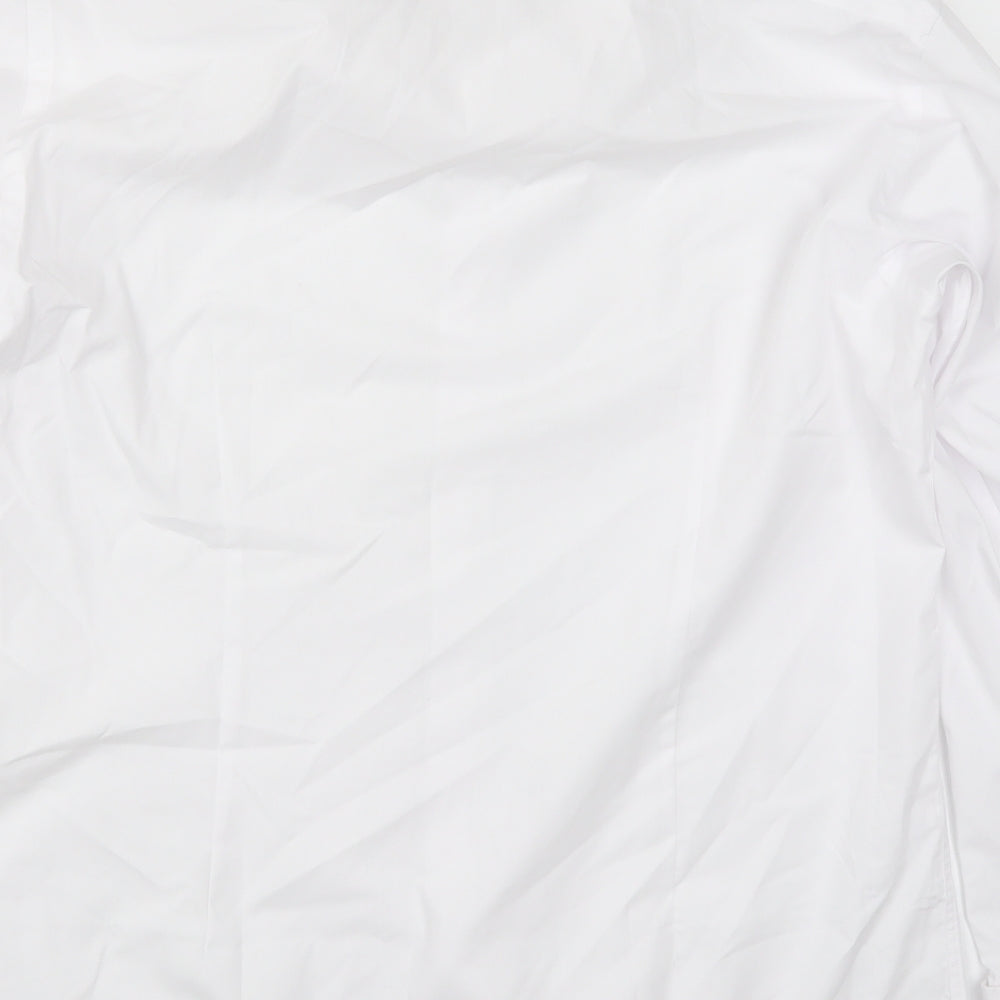 Heritage Mens White    Dress Shirt Size 16