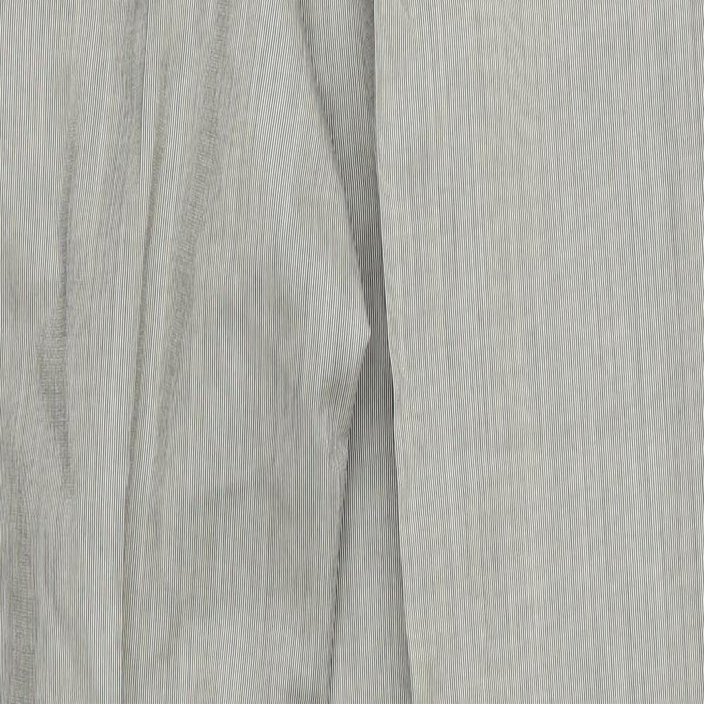 Preworn Mens Grey Striped  Trousers  Size 36 L33 in
