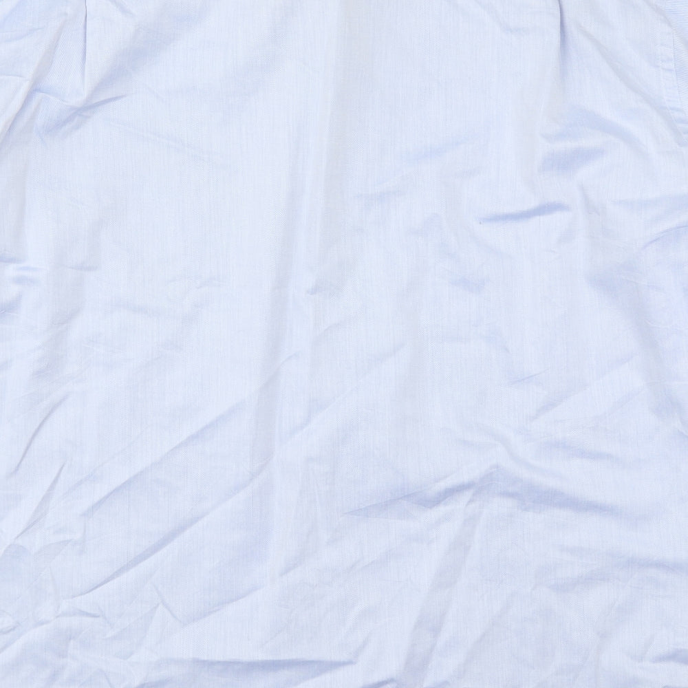Marks and Spencer Mens Blue    Dress Shirt Size 17