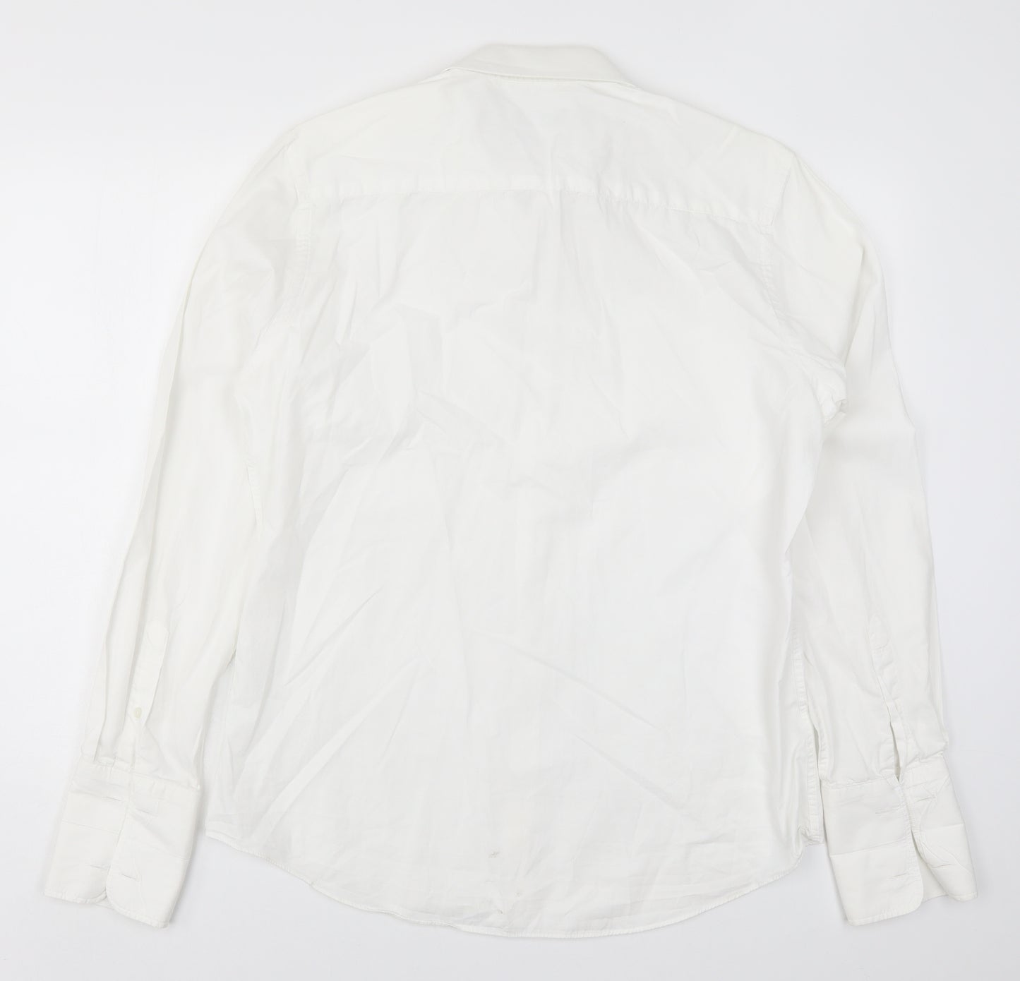 John Lewis Mens White    Dress Shirt Size 16