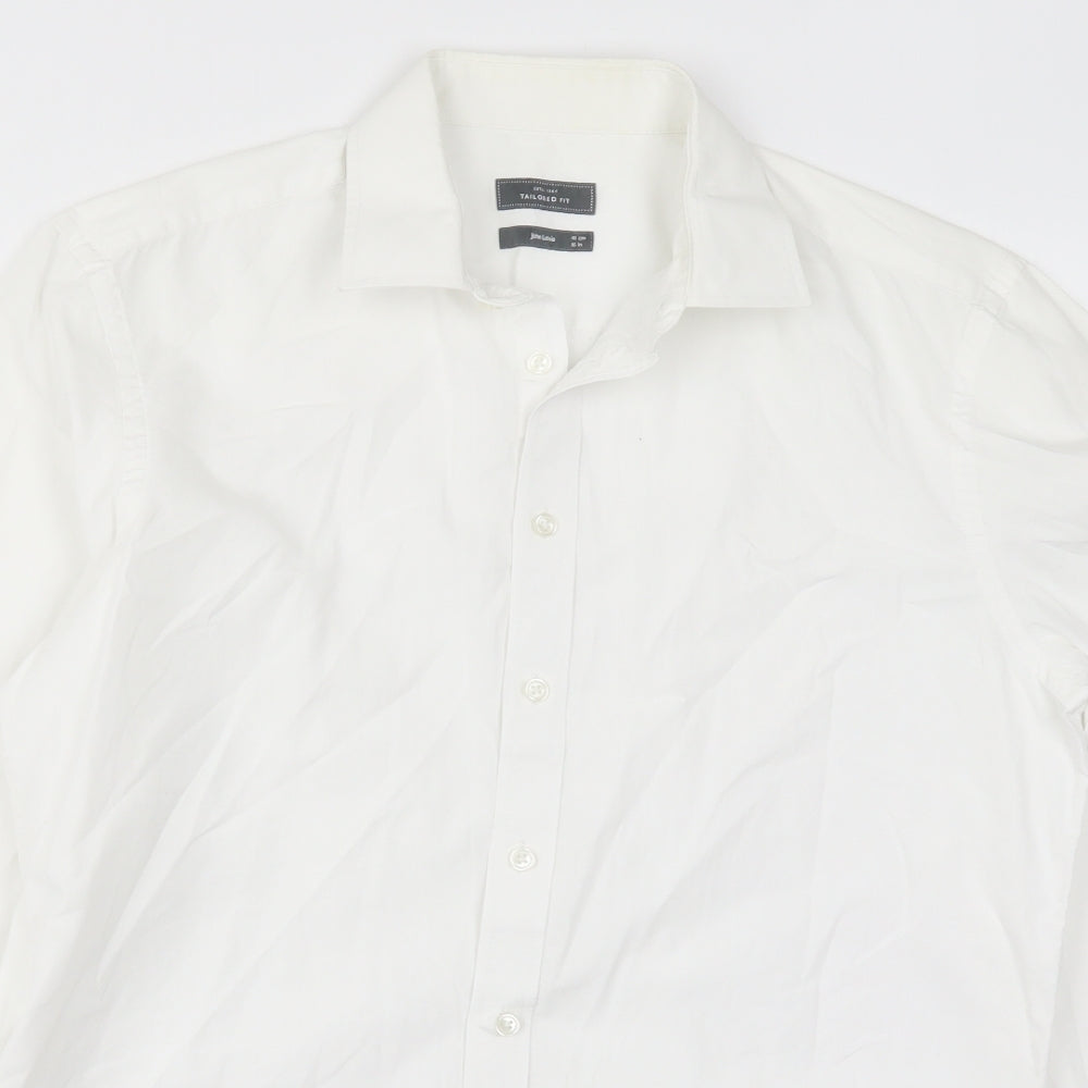 John Lewis Mens White    Dress Shirt Size 16