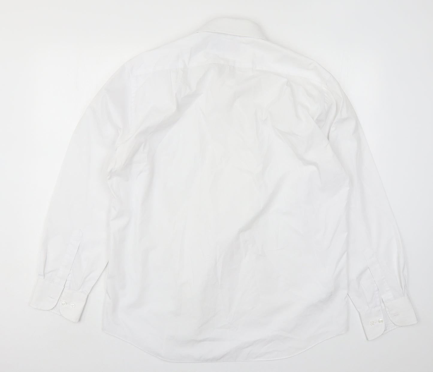 Marks and Spencer Mens White    Dress Shirt Size 16