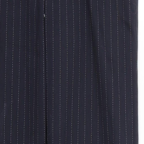 H&M Womens Blue Striped  Bloomer Trousers Size 4 L26 in