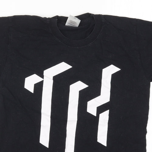 Fruit of the Loom Mens Black    T-Shirt Size S  - The Howl and the Hum