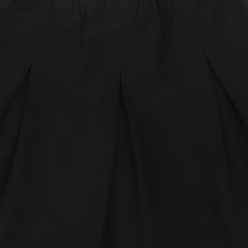 TU Girls Black   Pleated Skirt Size 7 Years