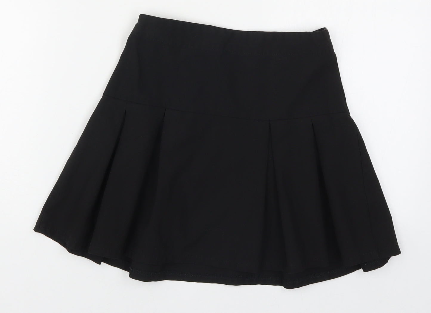 Debenhams Girls Black   A-Line Skirt Size 8 Years