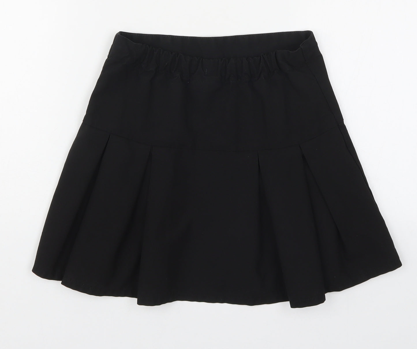 Debenhams Girls Black   A-Line Skirt Size 8 Years