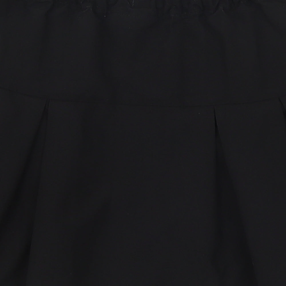 Debenhams Girls Black   A-Line Skirt Size 8 Years