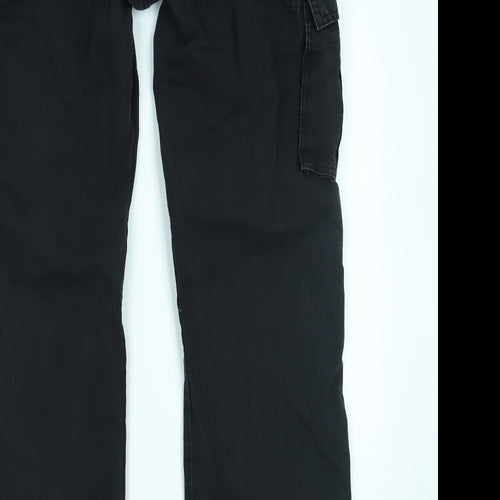 F&F Mens Black   Cargo Trousers Size 34 L32 in