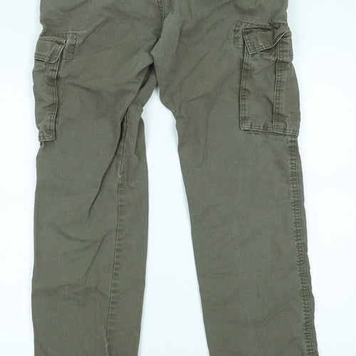 F&F Mens Green   Cargo Trousers Size 32 L32 in