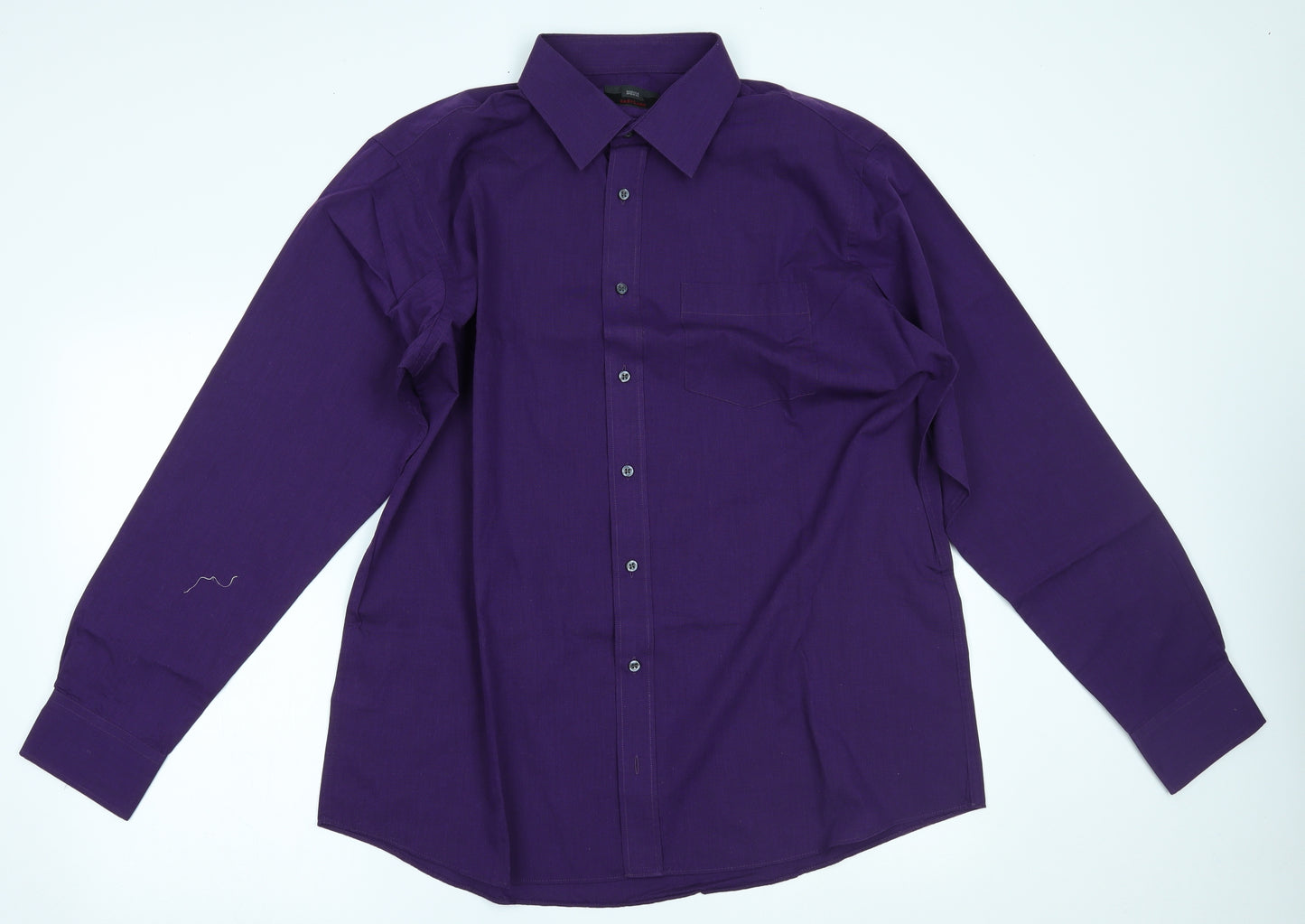 Marks and Spencer Mens Purple    Dress Shirt Size 17