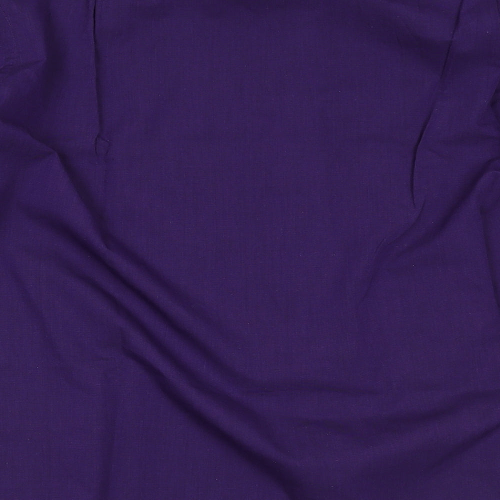 Marks and Spencer Mens Purple    Dress Shirt Size 17