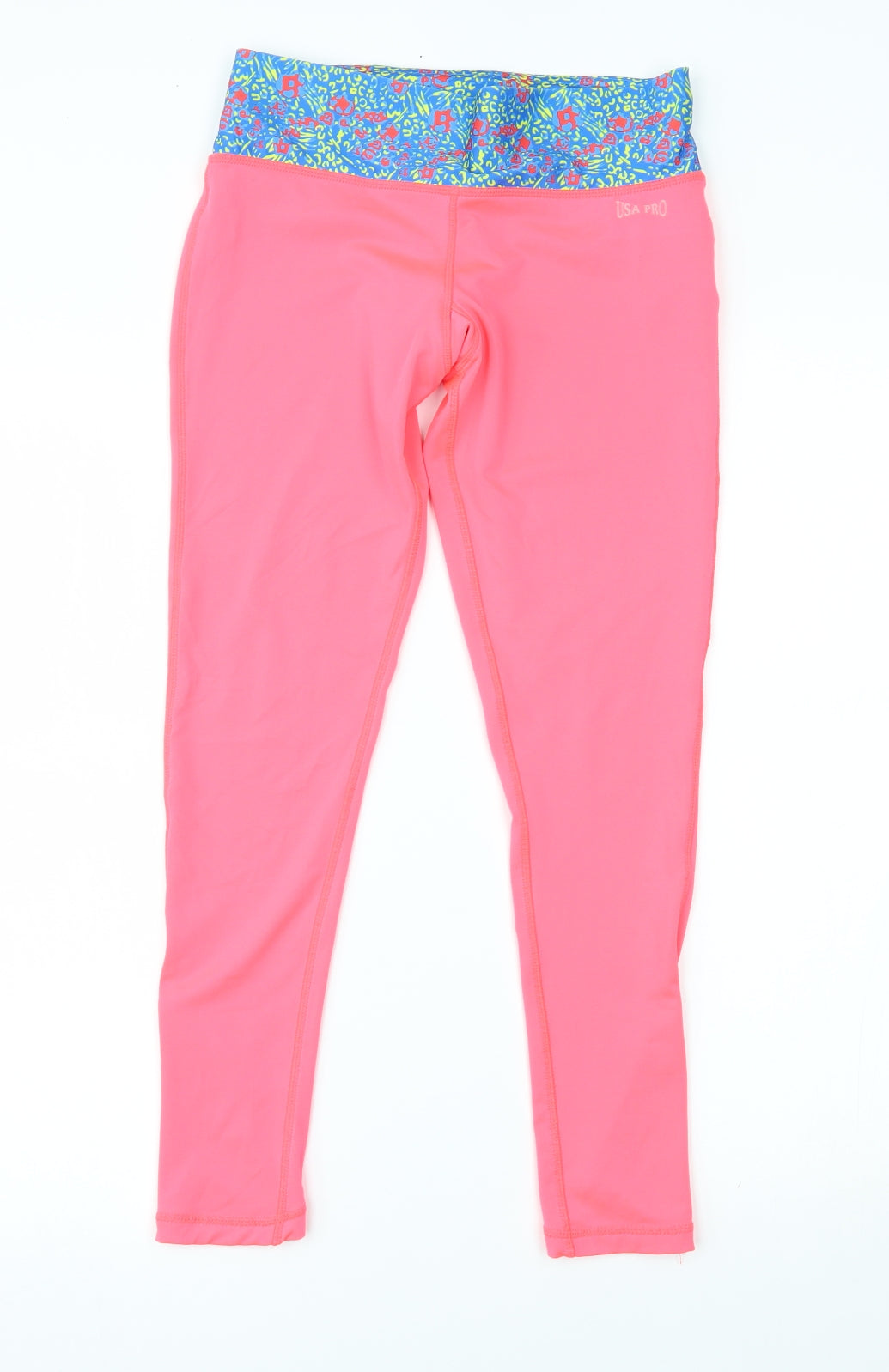 USA Pro Womens Pink    Leggings Size 8 L23 in