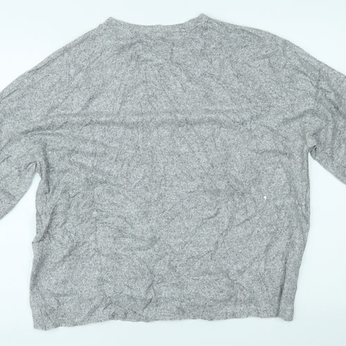 Zara Womens Grey   Basic Blouse Size L
