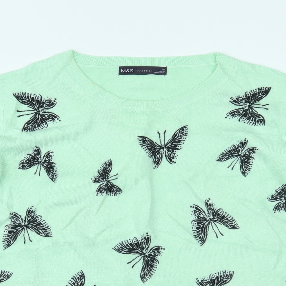 Marks and Spencer Womens Green   Basic Blouse Size 10