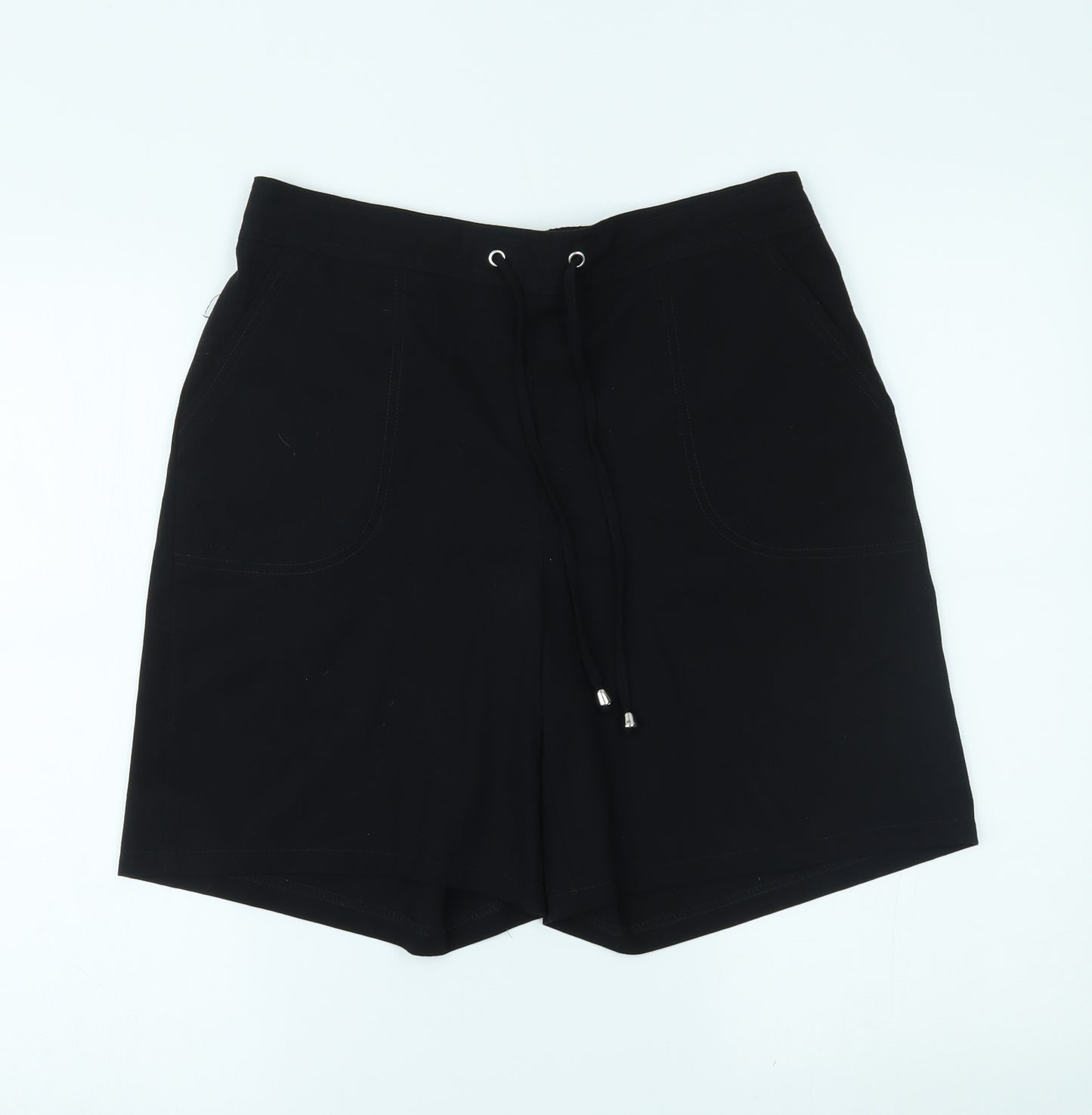 Papaya Womens Black   Paperbag Shorts Size 12